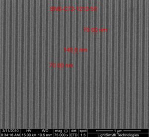 Linear Silicon Nanostamp: SNS-C72-1212-50-P